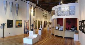 Wide view of gallery